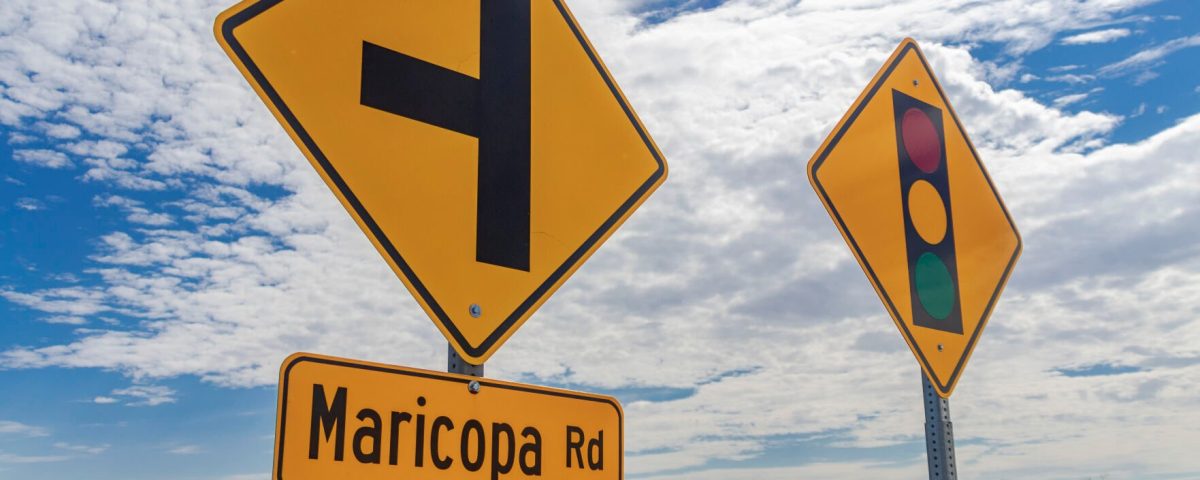 Mixed Views On SR 347-Old Maricopa Road Traffic Light | BuzAz.Org