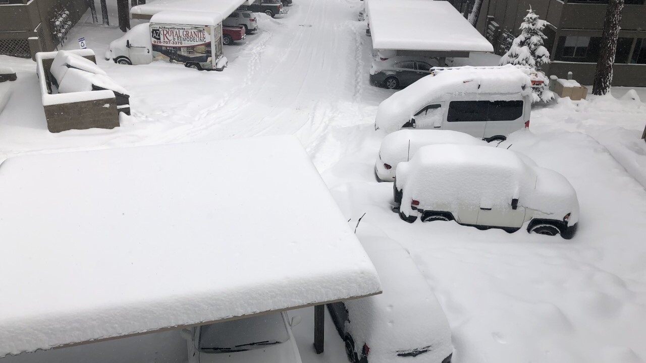 Record Breaking Snowfall In Flagstaff BuzAz